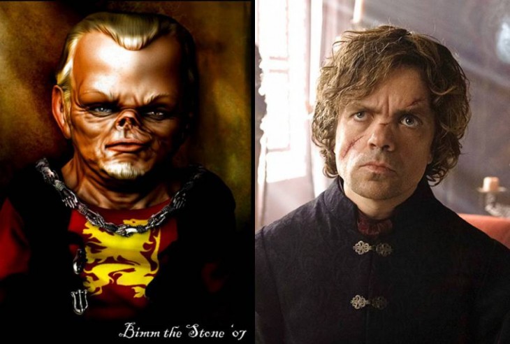 Tyrion Lannister en el libro y en la serie 