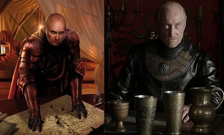 Tywin Lannister personaje del libro con el de sus serie 