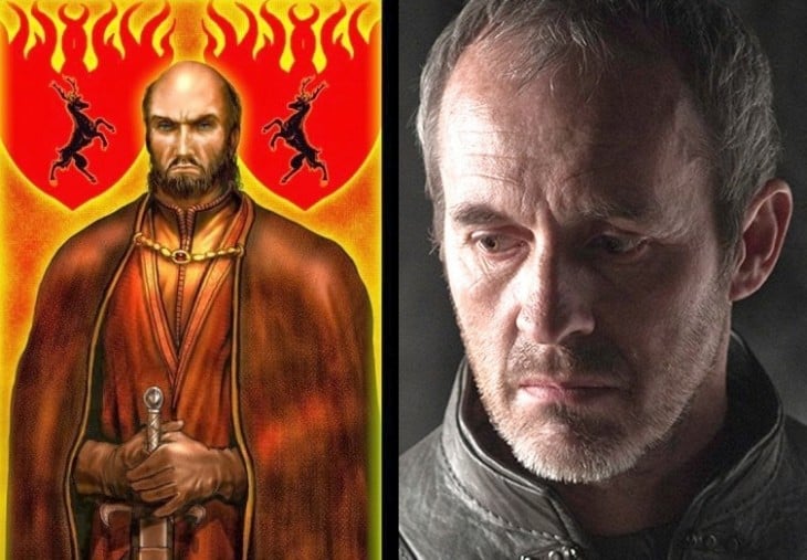 Stannis Baratheon en comparación de su personaje con la serie y con el de su libro 