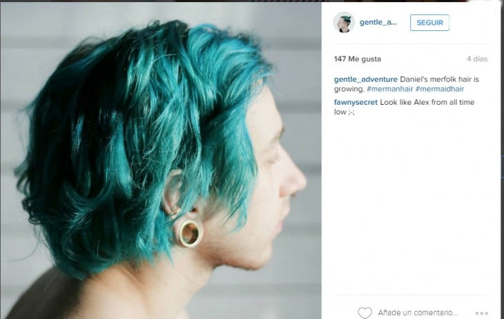 CABELLO VERDE CON EXPANSIONES MERMAN