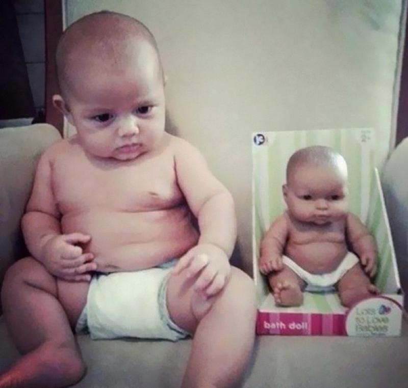 bebes que se parecen de verdad