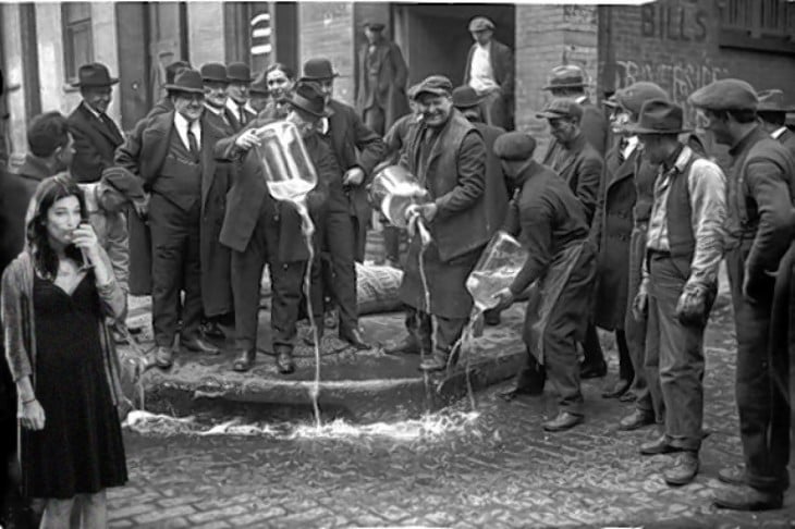 días de prohibición Nueva York en 1920