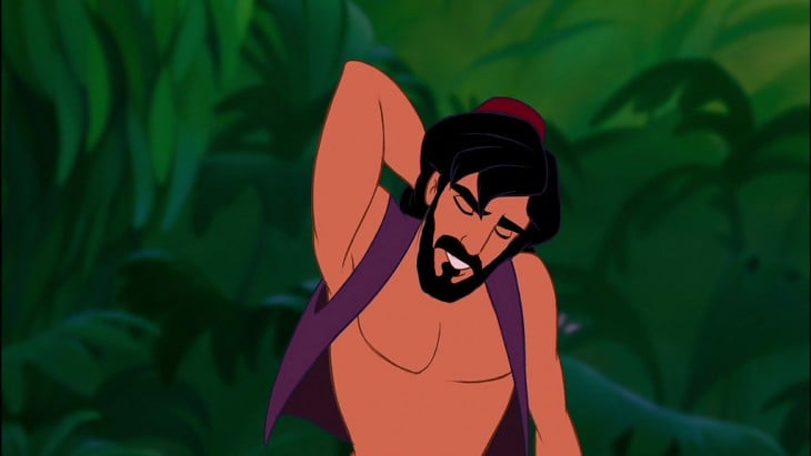 Aladdin con barba 