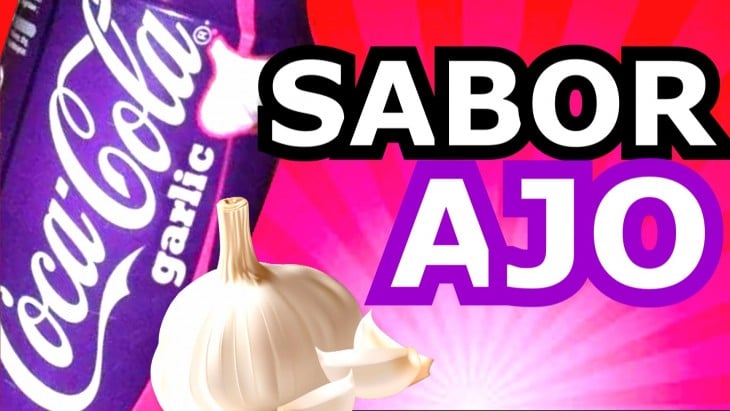 Coca sabor ajo