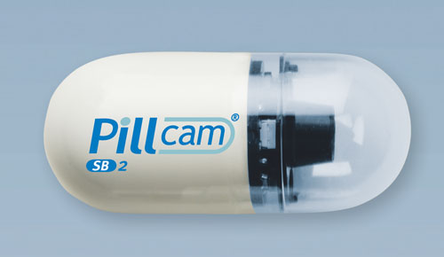 Fotografía de una Pillcam en la actualidad 