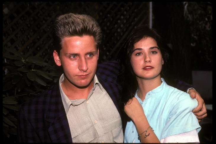 Emilio Estevez Y Demi Moore