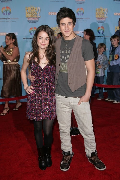 Lucy Hale and David Henrie