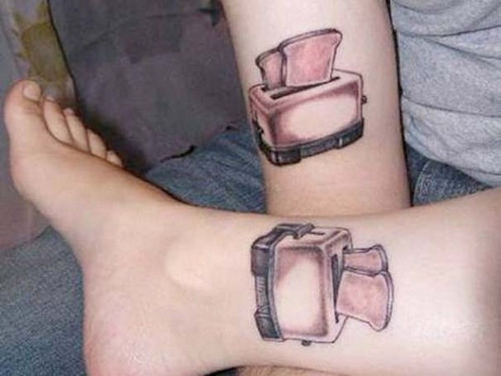 tatuajes tostadora para parejas