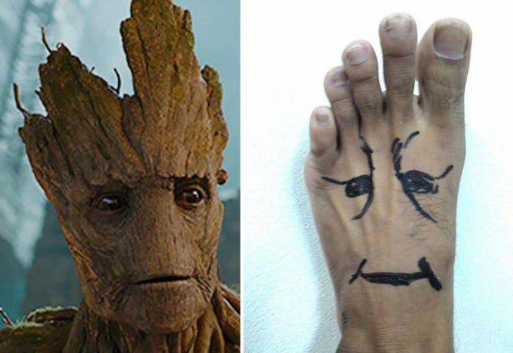 Cosplay de bajo costo de Groot - Guardianes de la galaxia 