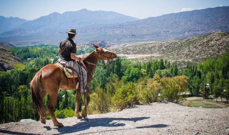 Cabalgatas en Potrerillos, Provincia de Mendoza, Argentina