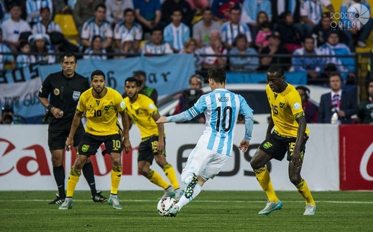 Argentina vs Jamaica Copa América Chile 2015, Estadio Sausalito, Viña del Mar, Chile 