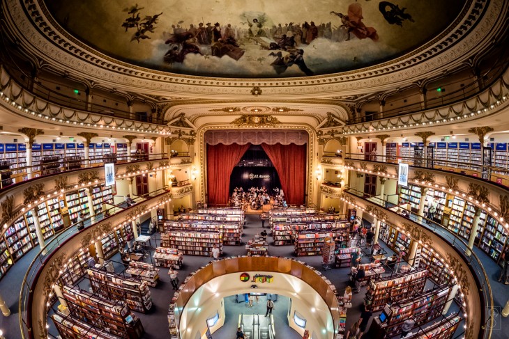 Librería El Ateneo Grand Splendid en Bueno Aires, Argentina 
