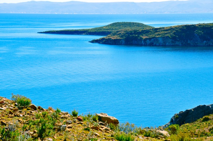 Isla del Sol en el Lago Titicaca, Bolivia