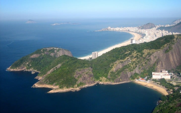 Copacabana en Río de Janeiro, Brasil 