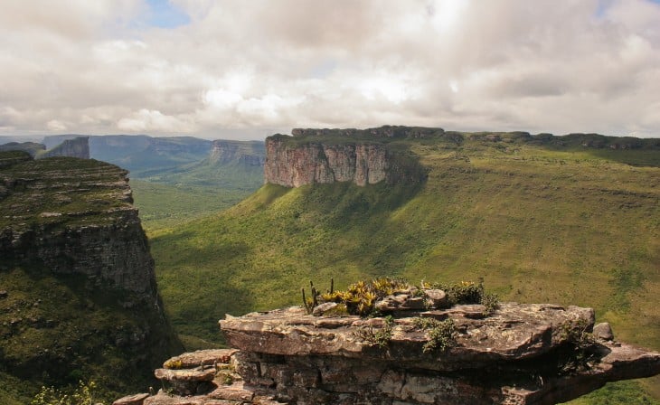 Parque Nacional de Chapada Diamantina en el centro del estado Bahía, Brasil 