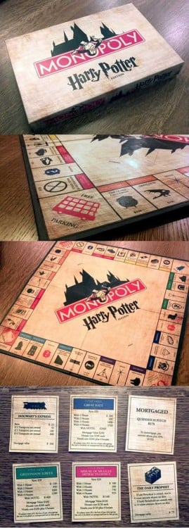 Juego de mesa Monopoly de Harry Potter 