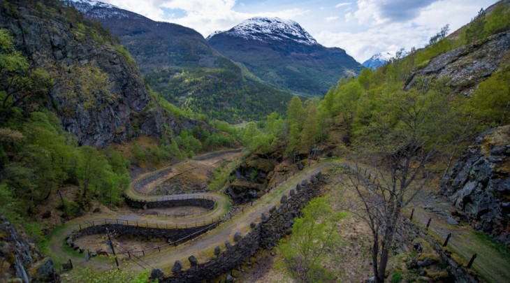 Ancient Road Vindhellavegen, Noruega 