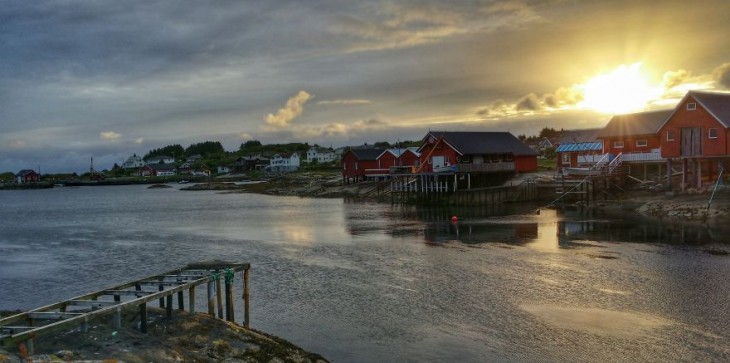 Bud, costa oeste de Noruega 