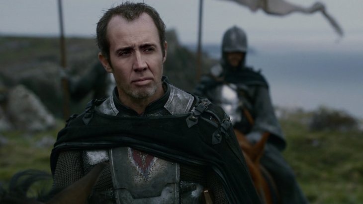 Stannis Baratheon con la cara de Nicolas Cage 