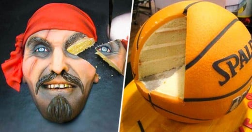 Lo veo y no lo creo! unos pasteles super realistas lastima...