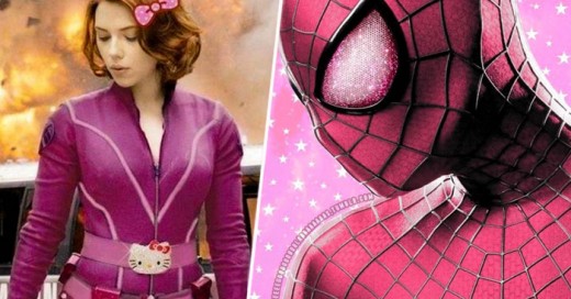 La nueva tendencia rosa ha llegado hasta nuestros super heroes