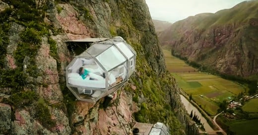 Si eres de esos viajesros un poco temerario aquí la muestra de un "Hotel" Extremo