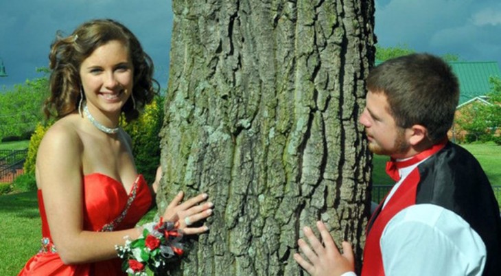 foto shoot de la pareja el dia de su boda