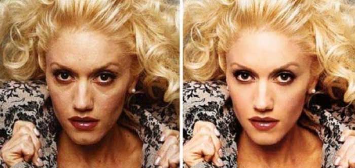 Gwen Stefany con photoshop