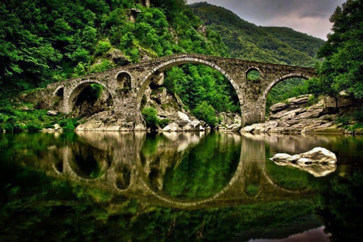 Puente del Diablo, montaña Rhodopi, Bulgaria