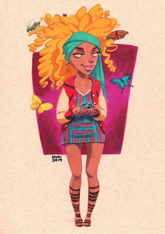 nadine personaje de la serie de hey arnold a la edad de 26 años