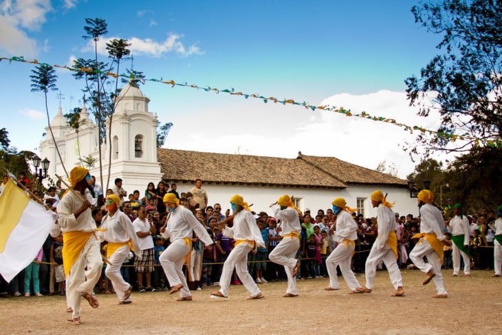 Baile de Moros y Cristianos en El Guancasco en Ojojona, Francisco Morazán