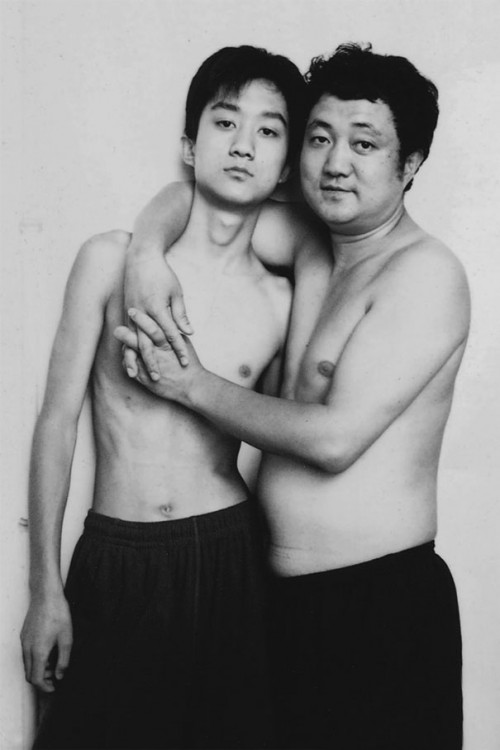 Foto padre e hijo 2002