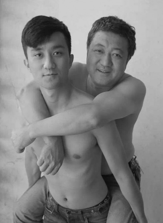 foto padre e hijo en 2013