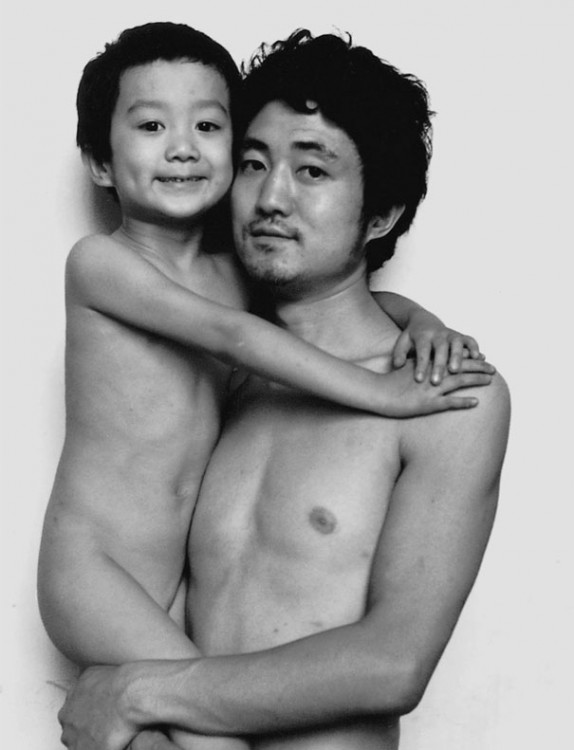Foto padre e hijo 1991
