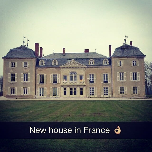 Imagen de una gran mansión en Francia 