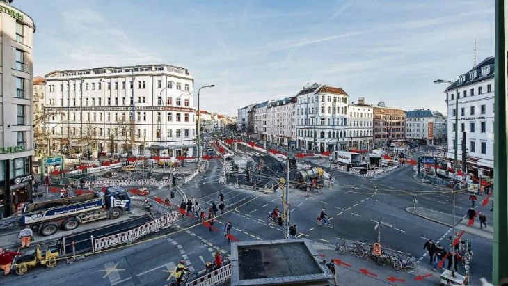 Rosenthaler platz en Berlin Alemania