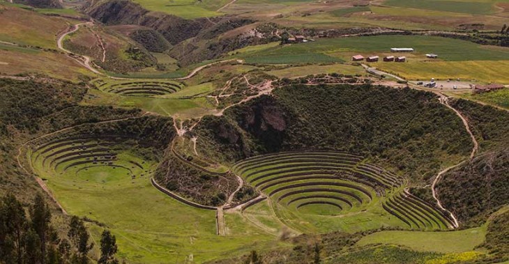 Valle Sagrado de la Cultura Inca. Terrazas de Moray