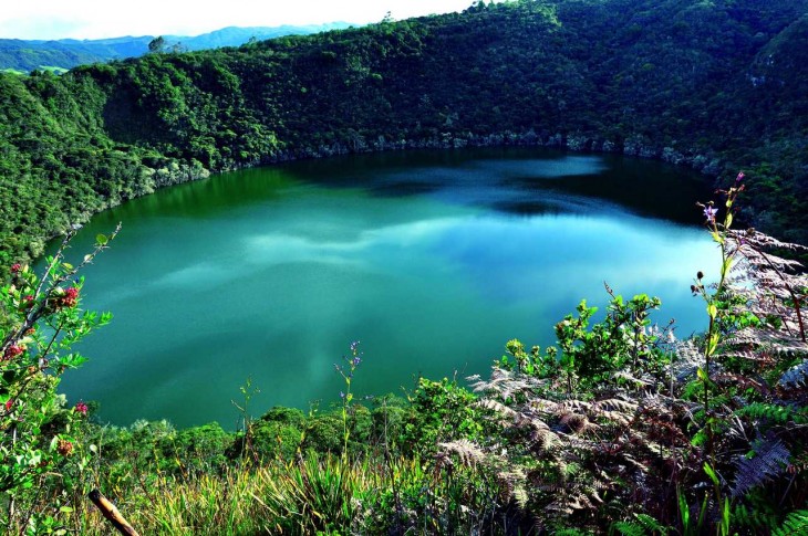 Laguna de guatavita bogota colombia