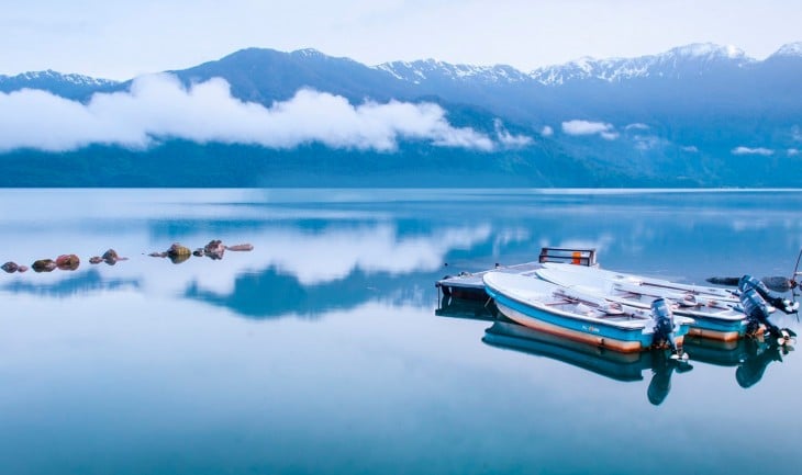 Lago de la patagonia en chile