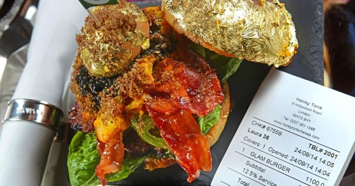 Glamburguer es considerada la hamburguesa más cara del mundo en Chelsea