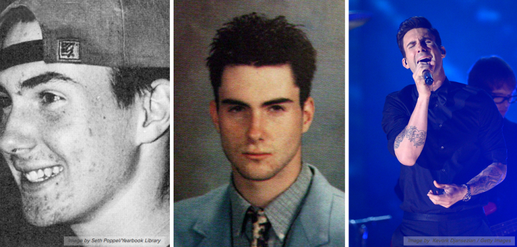 adam levine antes de ser famoso y guapo