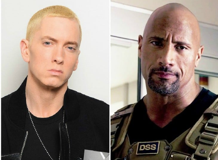 Eminem y Dwayne Johnson