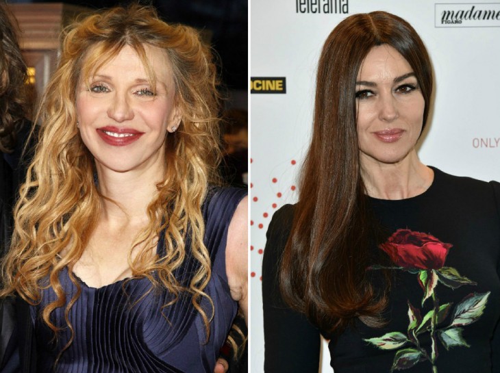 Courtney Love y Monica Bellucci