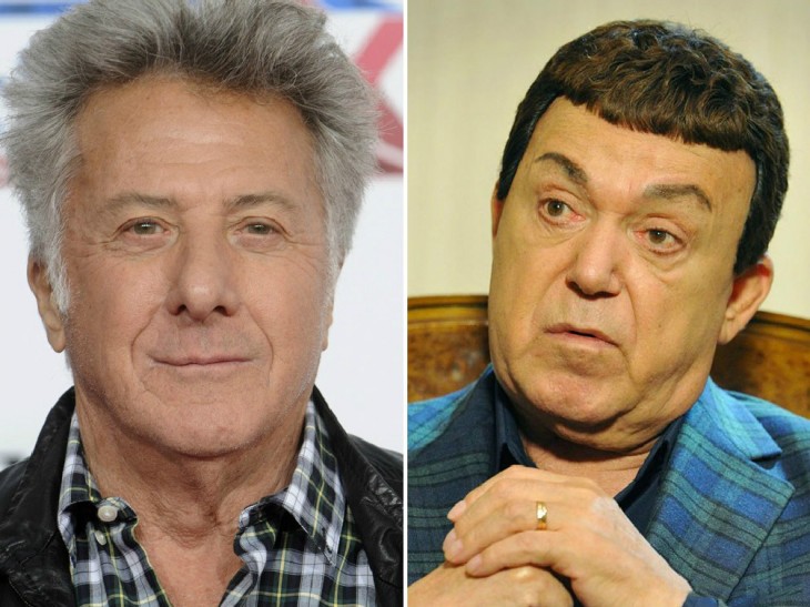 Dustin Hoffman y José Kobzon