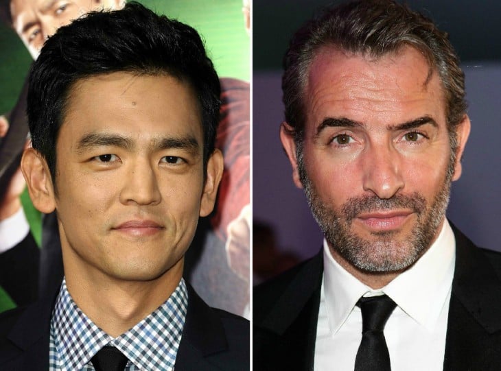 John Cho y Jean Dujardin