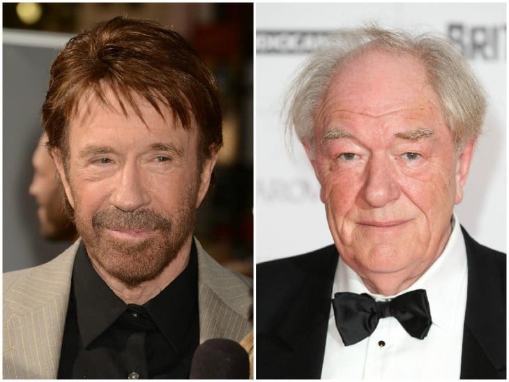 Chuck Norris y Michael Gambon