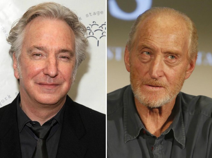 Alan Rickman y Charles Dance