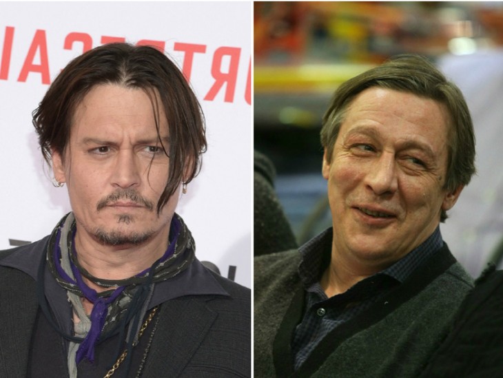 Johnny Depp y Mikhail Efremov 