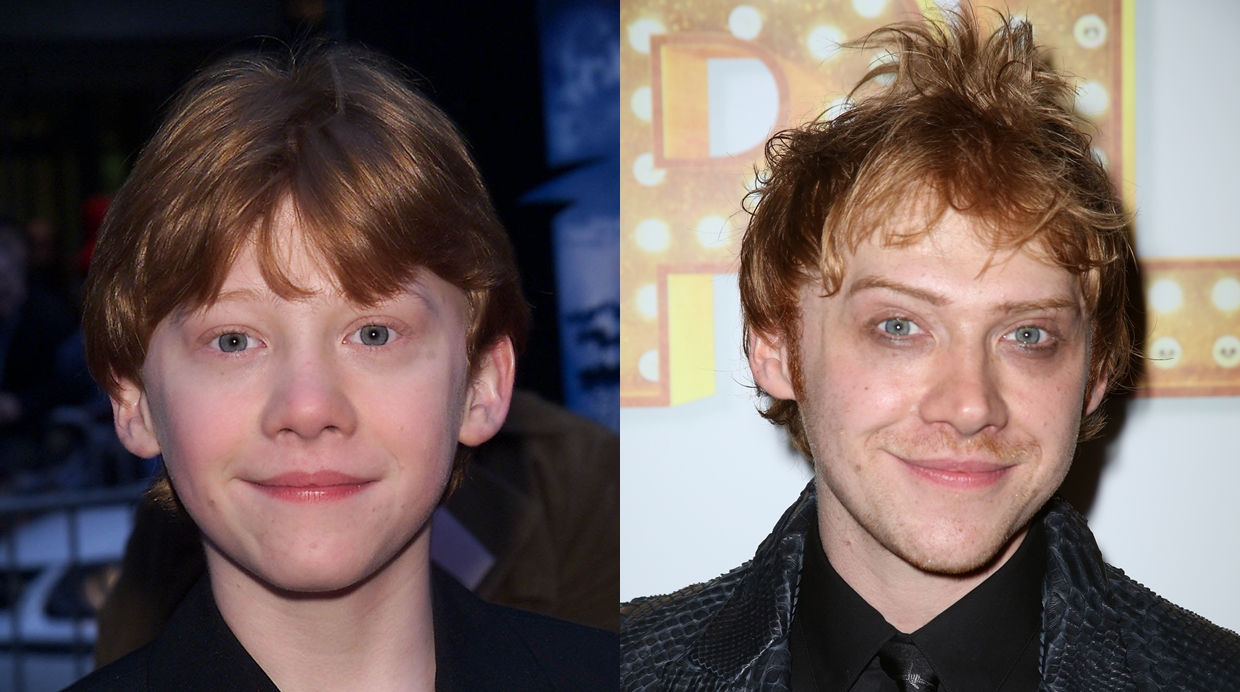 Imágenes del antes y después de personajes de Harry Potter