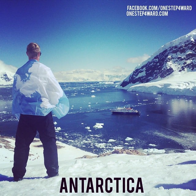 Johnny Ward en la Antarctica 